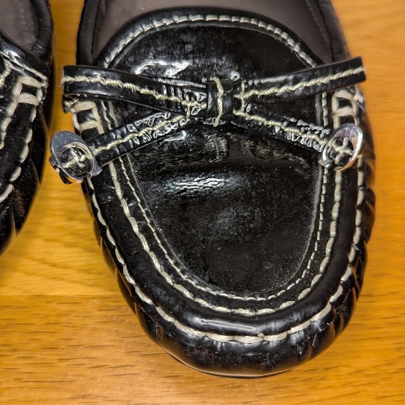 ⭐Coach⭐ Black Patent Leather Loafers Women’s - Size 8.5 - Classic Flats - Picture 4 of 11